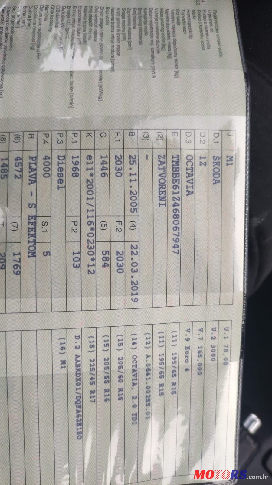 2005' Skoda Octavia 2,0 Tdi photo #2