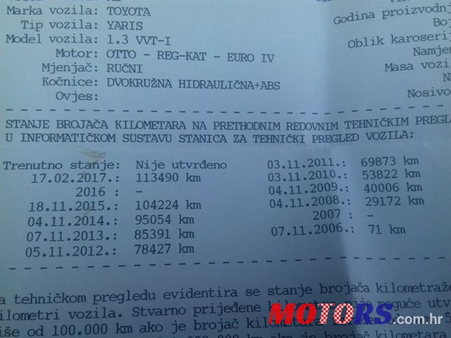 2006' Toyota Yaris 1.3 Vt-i photo #6