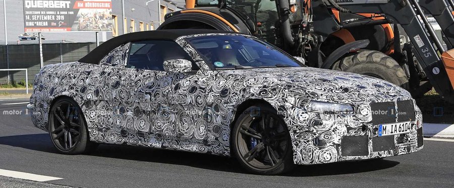 Next-gen BMW M4 Convertible spied for the first time