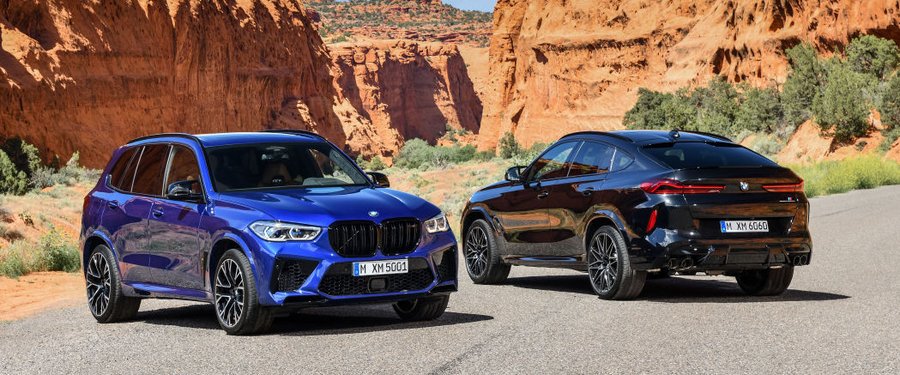 2020 BMW X5 M and X6 M are big SUVs with a race track attitude
