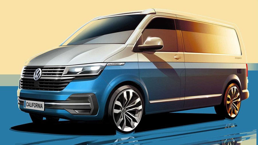 VW Transporter California 6.1 Camper Teased With Lots More Tech