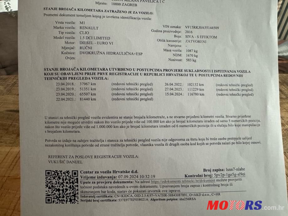 2016' Renault Clio 1.5 Dci Limited photo #2