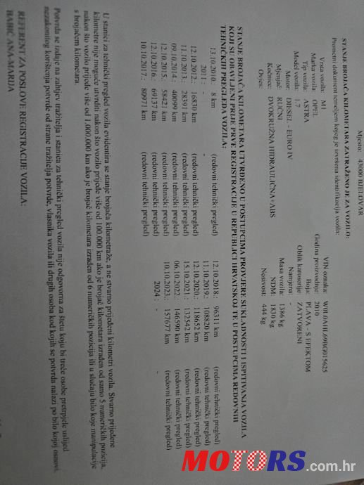 2010' Opel Astra 1,7 Cdti photo #5