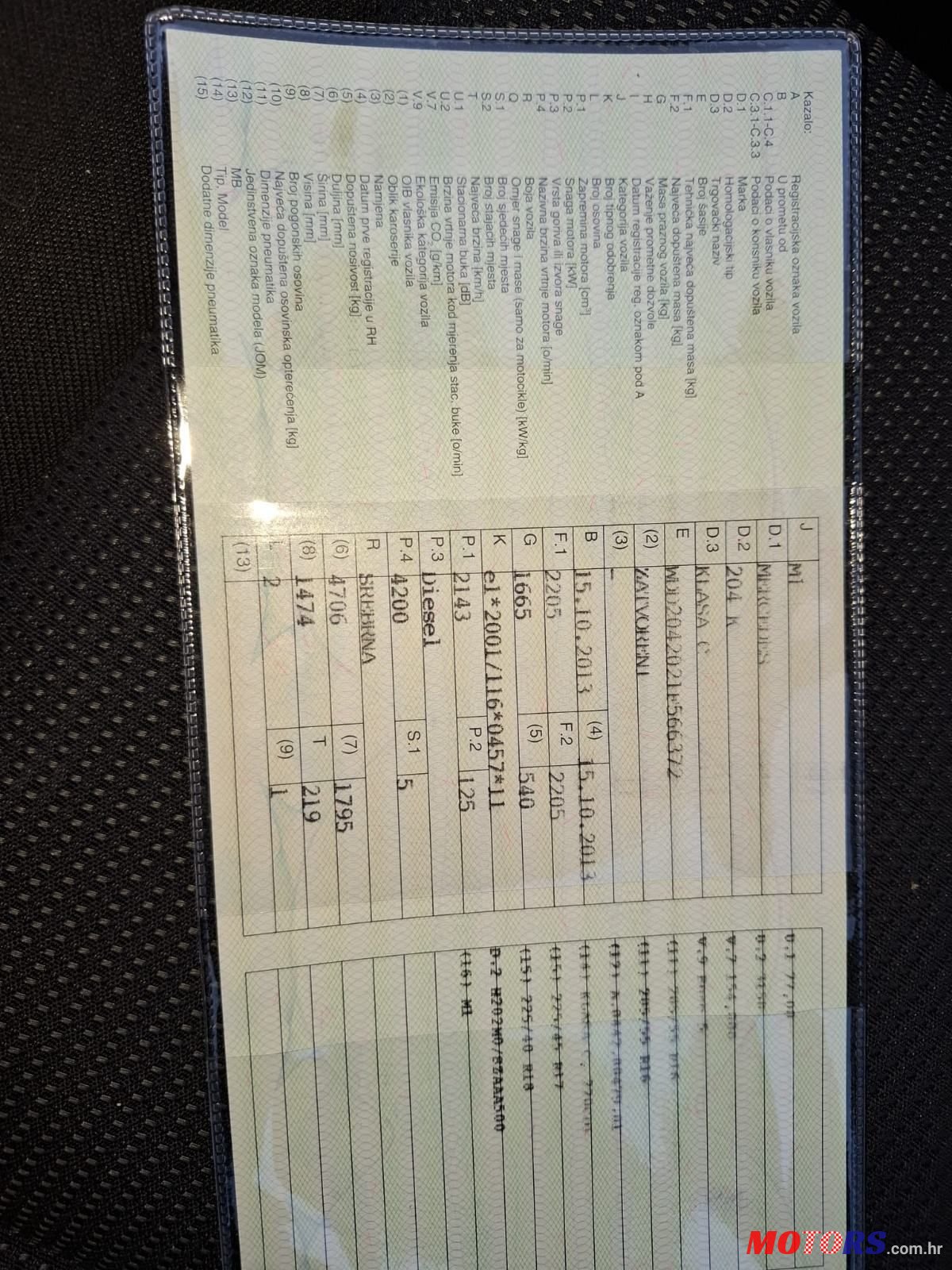 2010' Mercedes-Benz C-Klasa T-Model 220 Cdi T photo #5