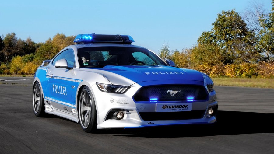 German police are using this awesome tuned Mustang