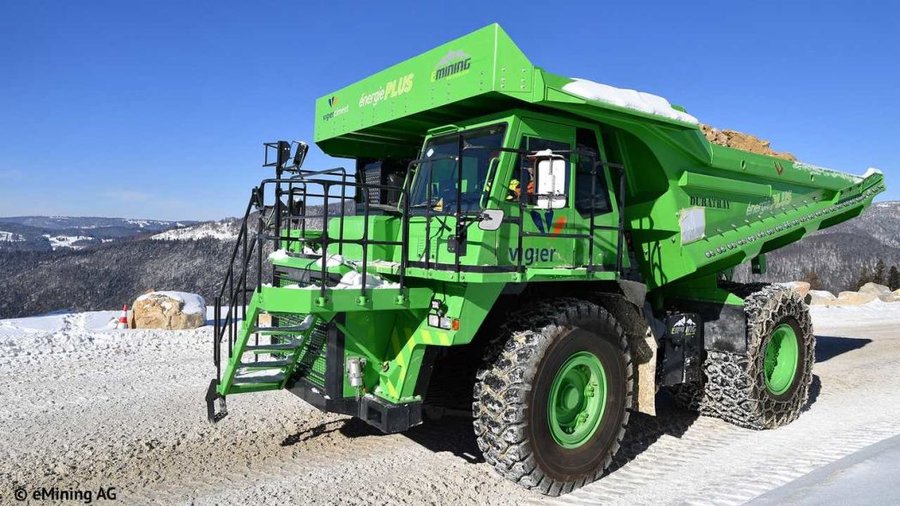 This self-charging mining truck is the world's largest electric vehicle