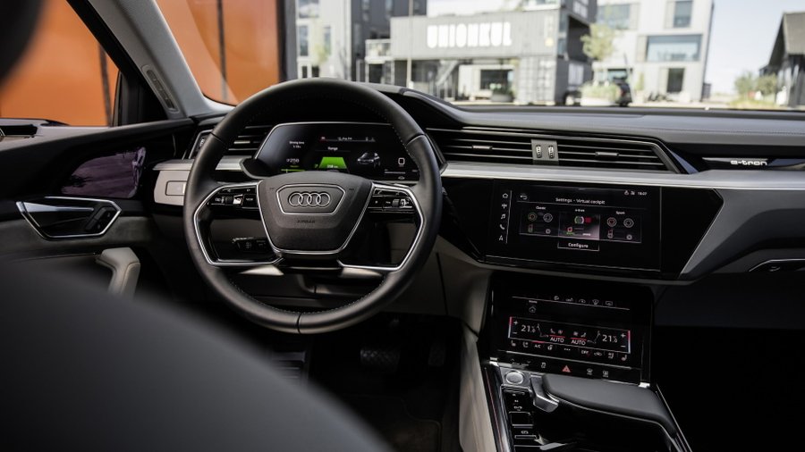 Audi E-Tron shows off its interior