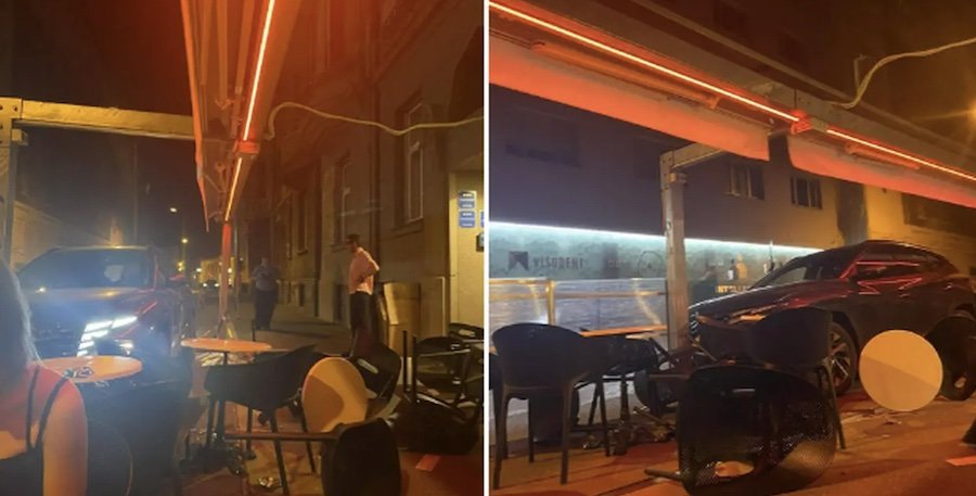 Josipović autom udario u terasu kafića u Zagrebu: 'Nisam vidio ogradu, udario sam u nju'