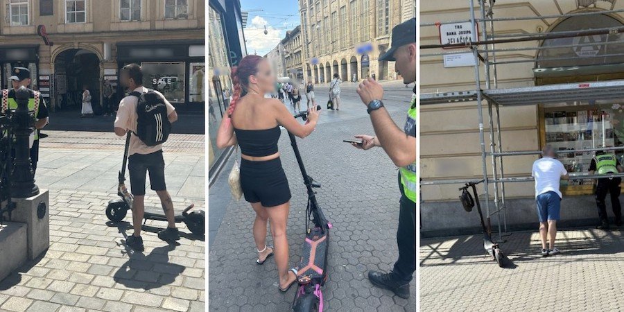 Porazni rezultati kontrole vozača električnih romobila u Zagrebu