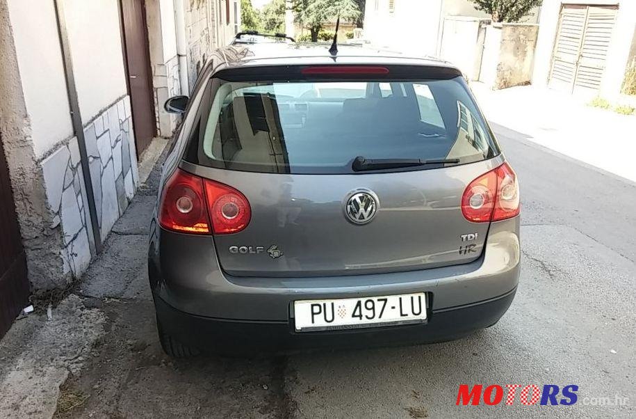 2007' Volkswagen Golf V 1,9 Tdi photo #1