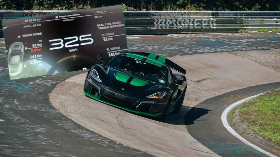 Watch A Rimac Nevera Effortlessly Overtake Everything On The Nurburgring