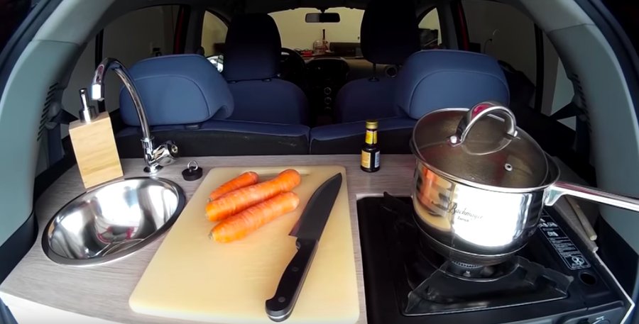 Peugeot Ion Gets Kitchen In The Trunk Is Ultra-Tiny Rv Ev