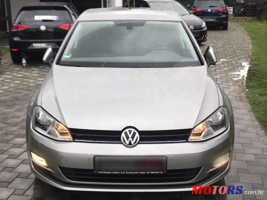 2014' Volkswagen Golf 7 1,6 Tdi Bmt photo #1