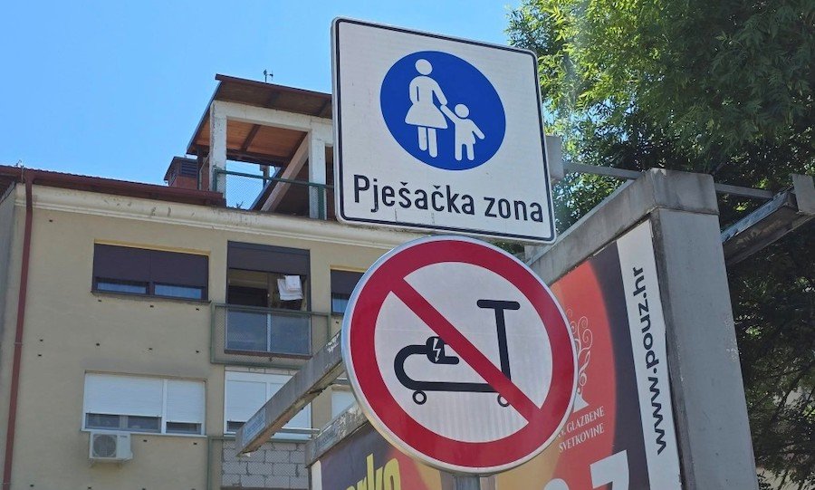 Zaprešić zabranio vožnju električnim romobilima u pješačkim zonama