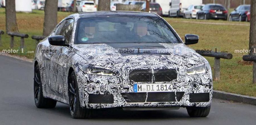 Giant BMW Kidney Grille Visible In 4 Series Prototype Spy Shots