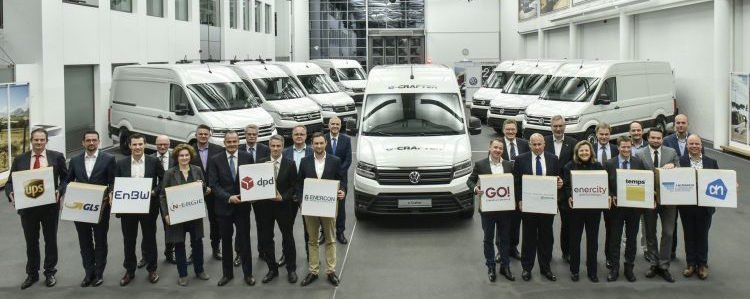 Volkswagen Delivers First e-Crafter Electric Vans