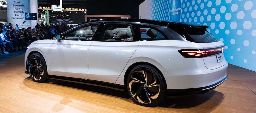 Volkswagen ID Space Vizzion Concept Arrives Previewing Future EV Wagon
