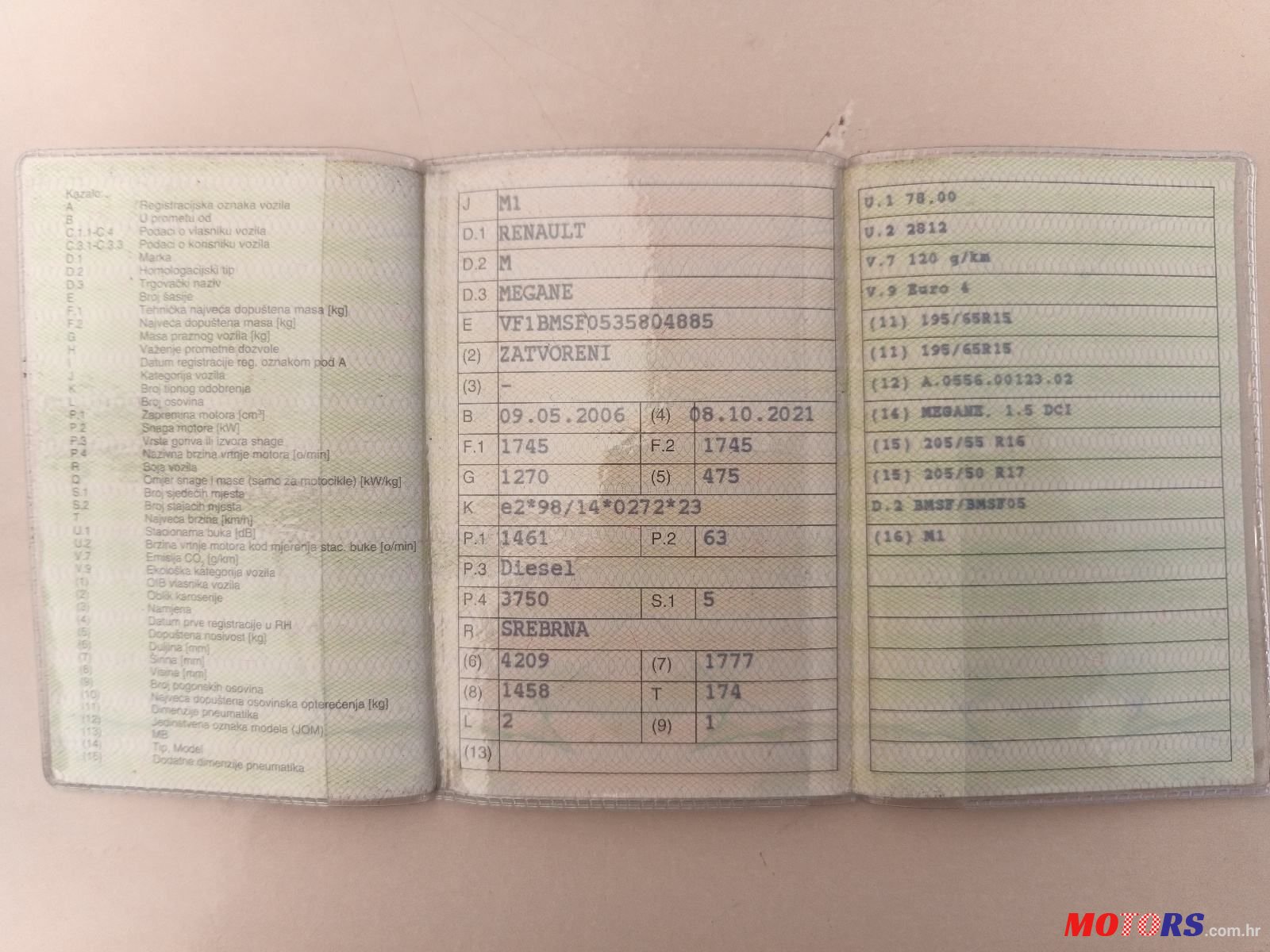 2006' Renault Megane 1,5 Dci photo #3