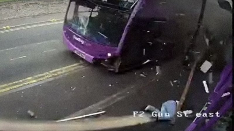 Man Gets Hit By Bus, Calmly Walks Away Like Nothing Happened