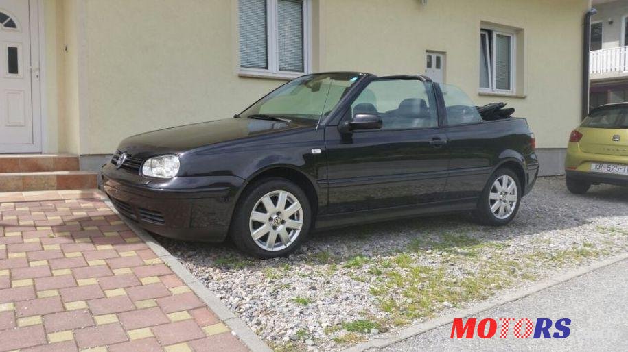 2001' Volkswagen Golf Cabrio 1,9 Tdi photo #2