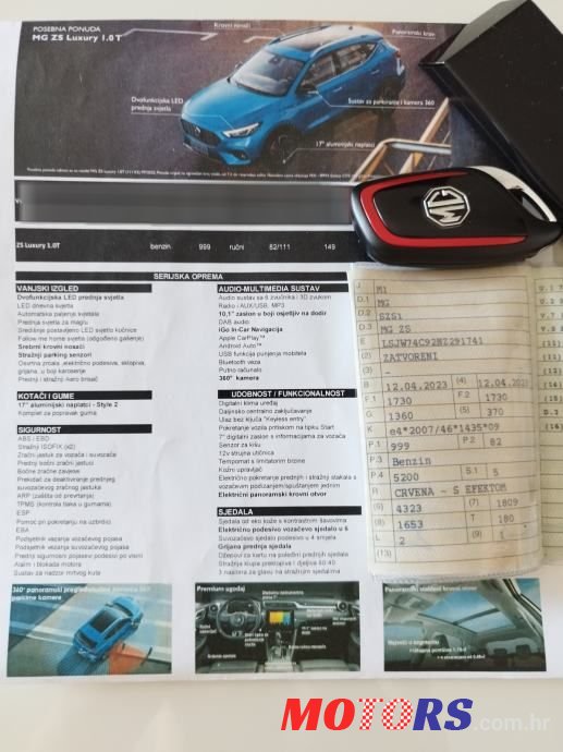 2022' MG ZS 1.0 Tgdi Luxury photo #5