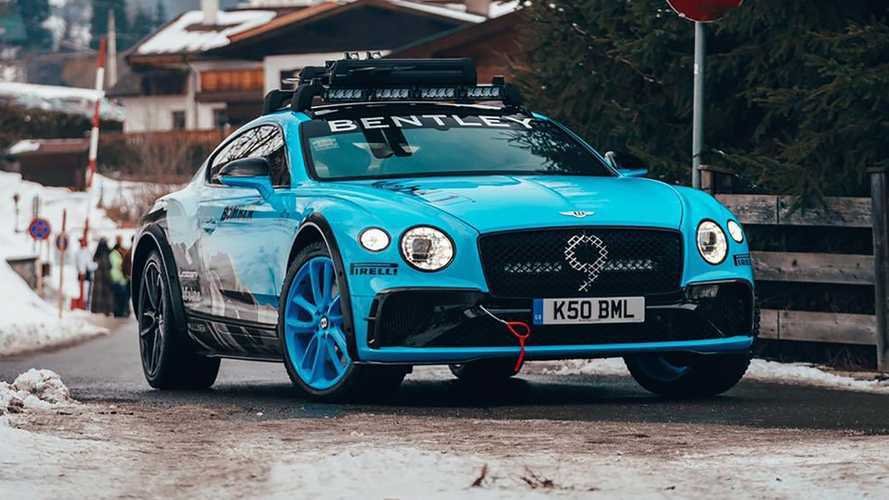 Bentley Teases Rally-Ready Continental GT In Austria