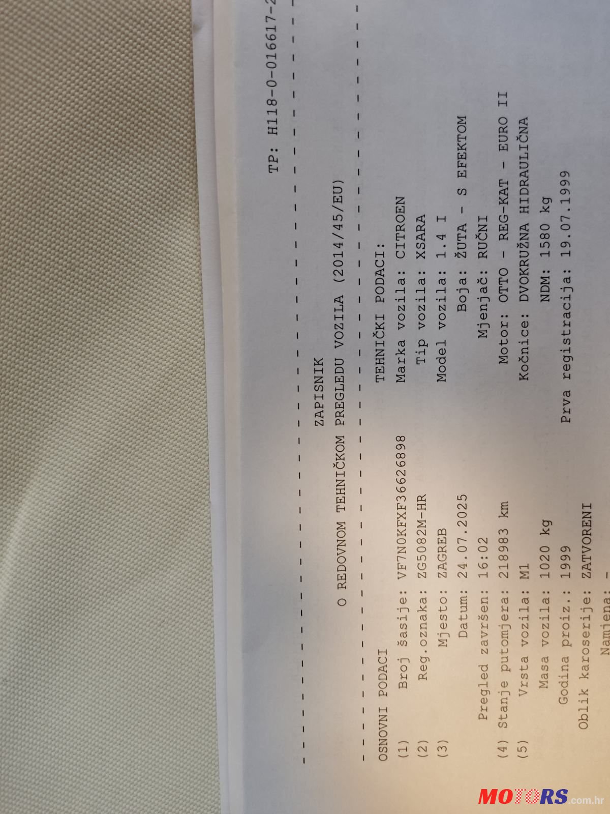 1999' Citroen Xsara 1,4 I photo #2