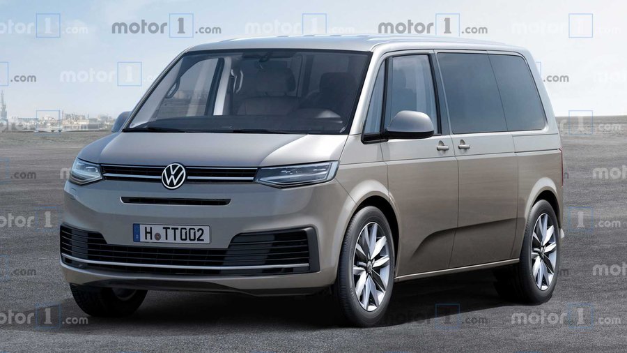 Upcoming Volkswagen T7 Van Visualized With Nip Here, Tuck There