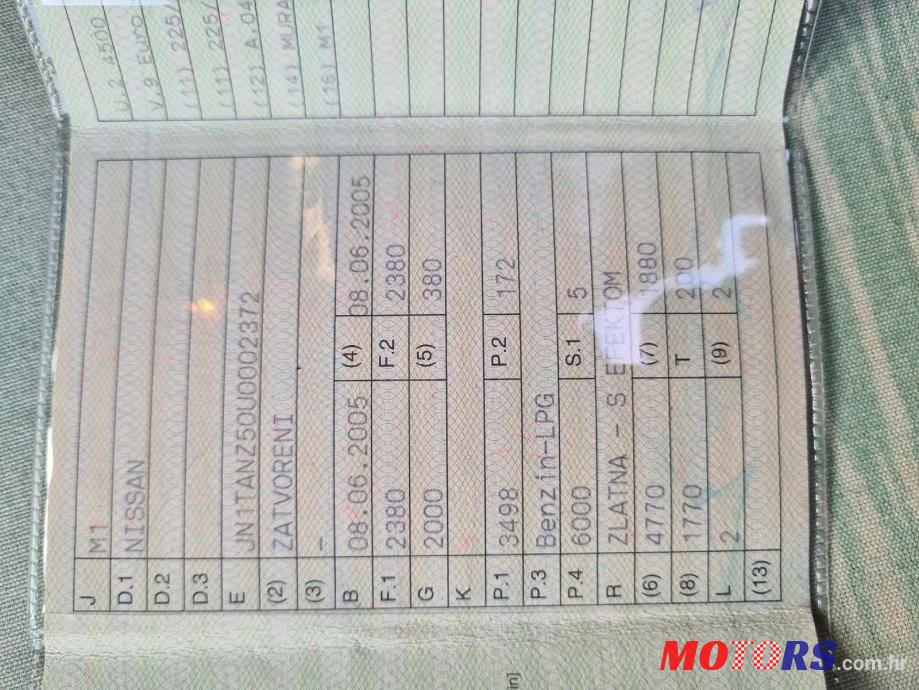 2005' Nissan Murano 3,5 V6 photo #3