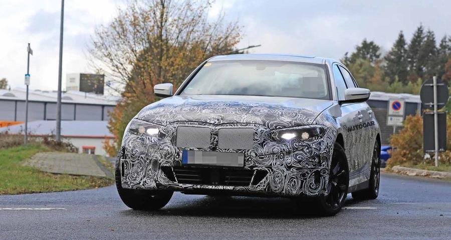 New electric BMW 3 Series variant seen testing again