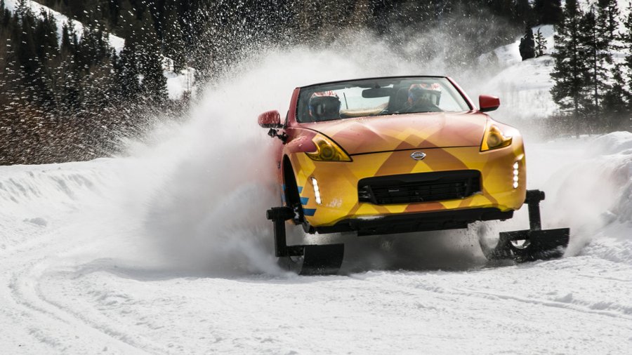 Nissan 370Zki - Snow, ice and a fury of thunder