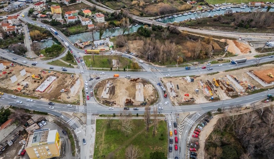 Ponovno otvoreni radovi na križanju Širina kod Solina, novi rok 18 mjeseci