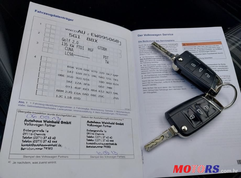 2013' Volkswagen Golf VII 2.0 Gtd photo #6