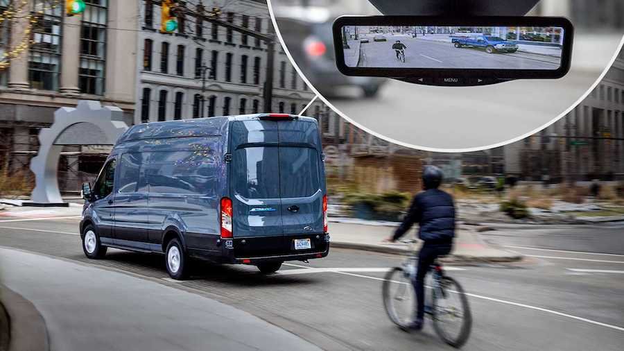 2023 Ford Transit, E-Transit Get Digital Rearview Mirror Camera Option