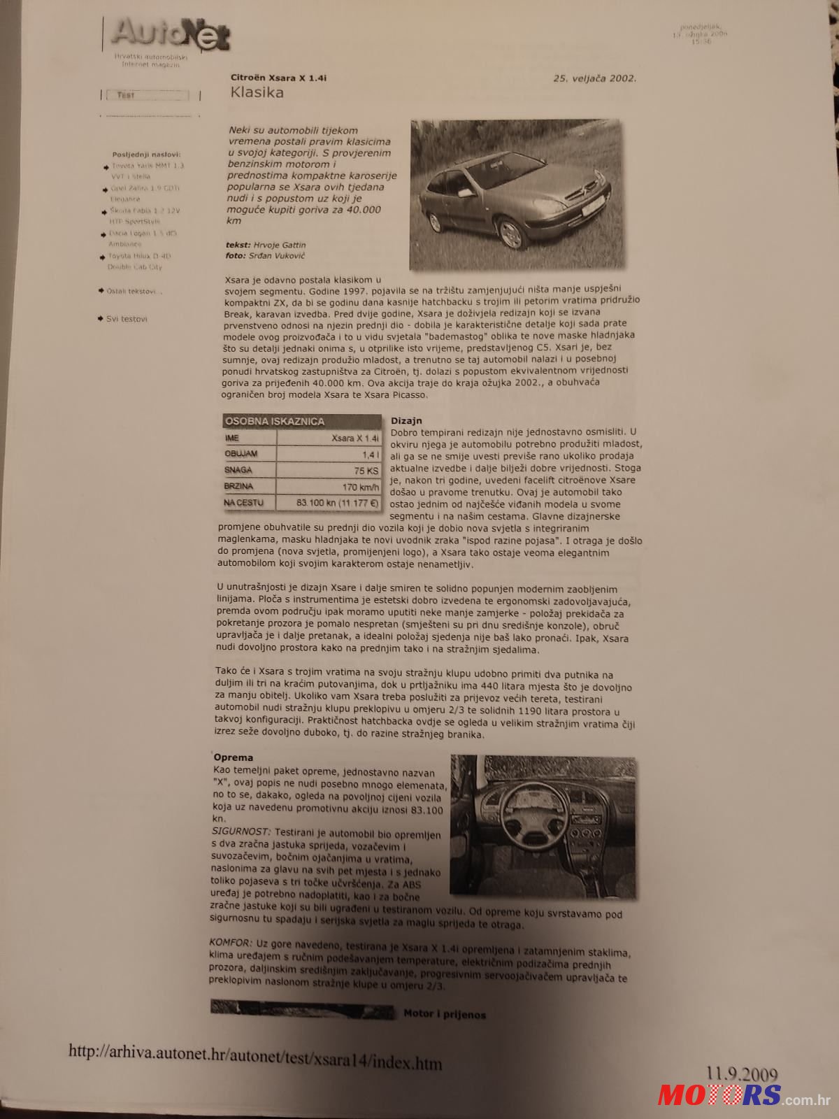 1999' Citroen Xsara 1,4 I photo #6