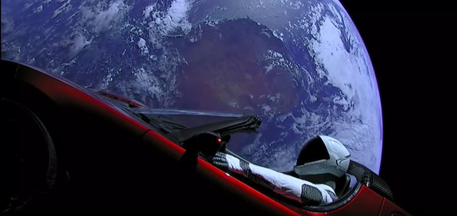 Tesla Roadster prvi automobil u svemiru!
