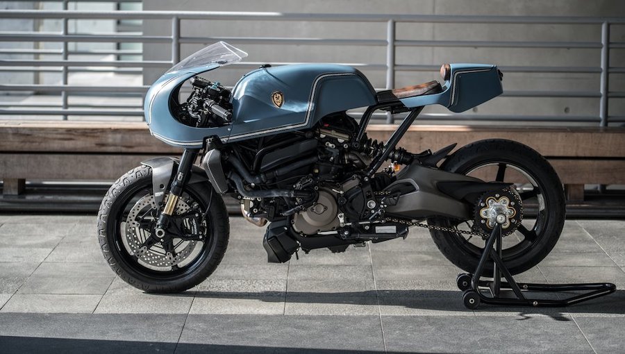 Ducati Monster “Indigo Flyer” Is a Startling 1200 S With SportClassic Vibes