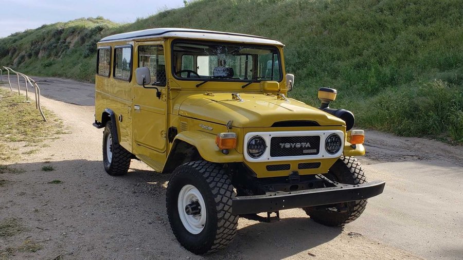 1979 Toyota Land Cruiser HJ45 With Pop Top Camper For Sale