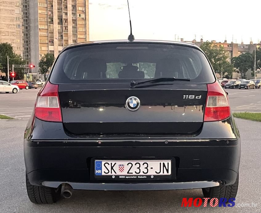 2006' BMW Serija 1 118D photo #4