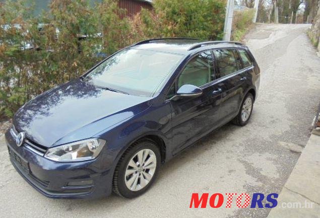 2014' Volkswagen Golf Vii Variant 1,6 Tdi photo #1