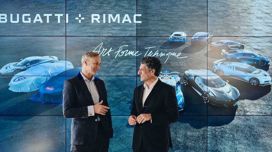 Bugatti Rimac Teases Pair Of Upcoming Hypercars In Photo Background