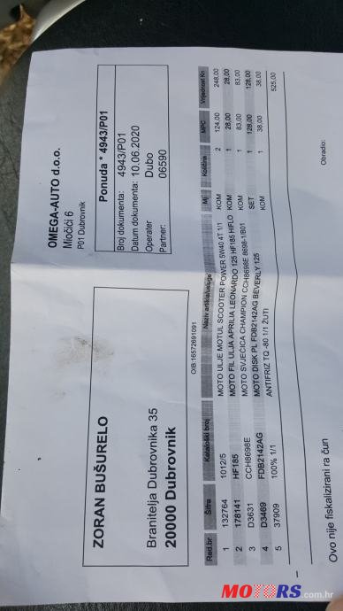 2000' Aprilia photo #5