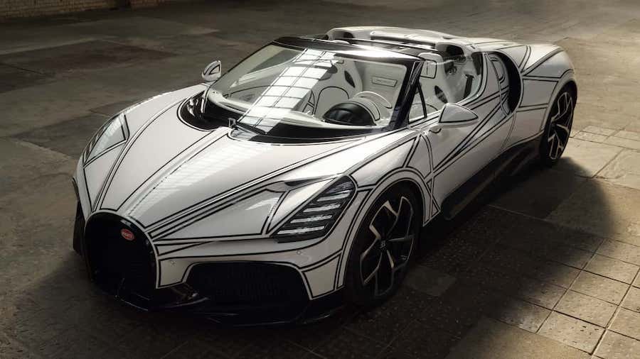Bugatti W16 Mistral Blanc Éternel