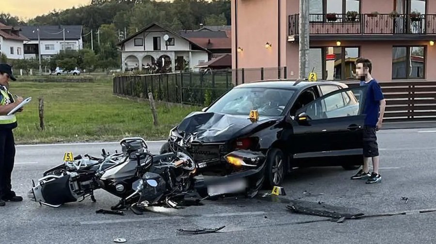 Motociklist ozlijeđen u nesreći kod Karlovca: 'Bilo je strašno'