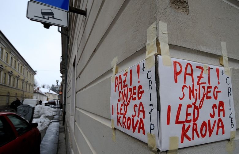 Servis: štete od snijega i leda - Pazite gdje parkirate i borite se za svoja prava