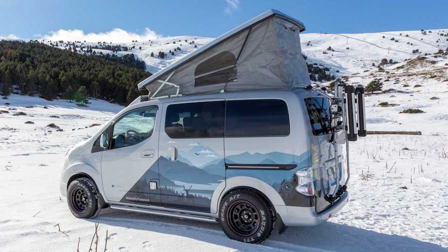 Nissan e-NV200 Winter Camper Concept Imagines RV For EV Adventures