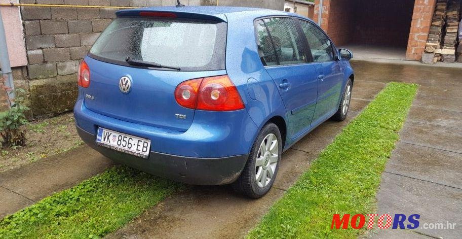 2005' Volkswagen Golf V 1,9 Tdi photo #2