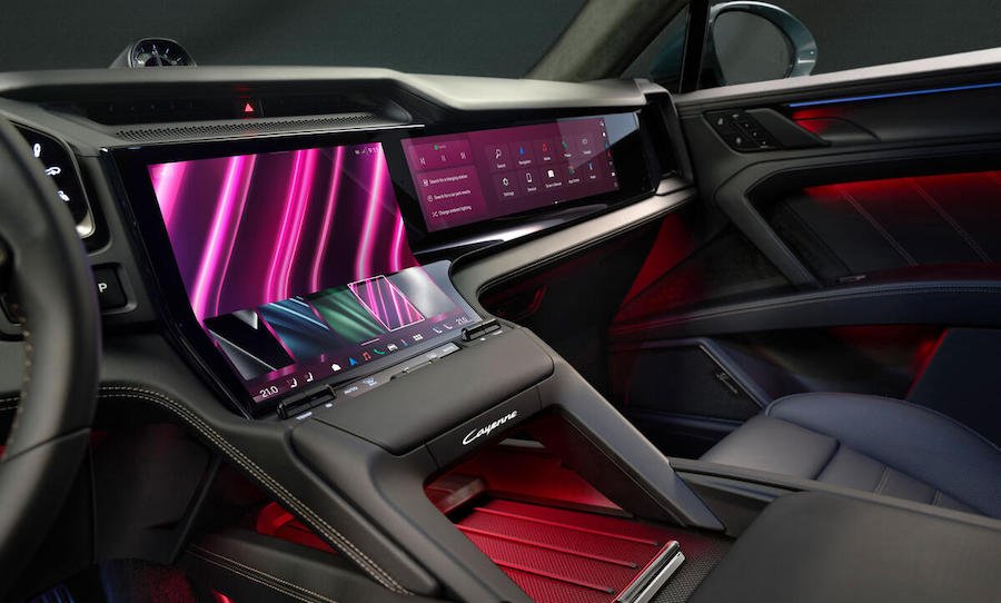 The Porsche Cayenne Electric's Interior Is an Ode to Screens