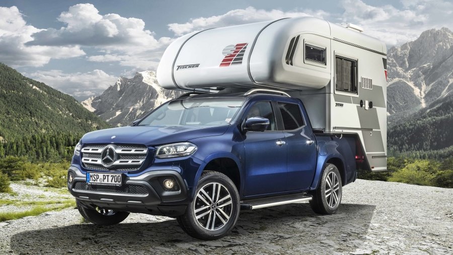Mercedes-Benz X-Class pickup goes camping
