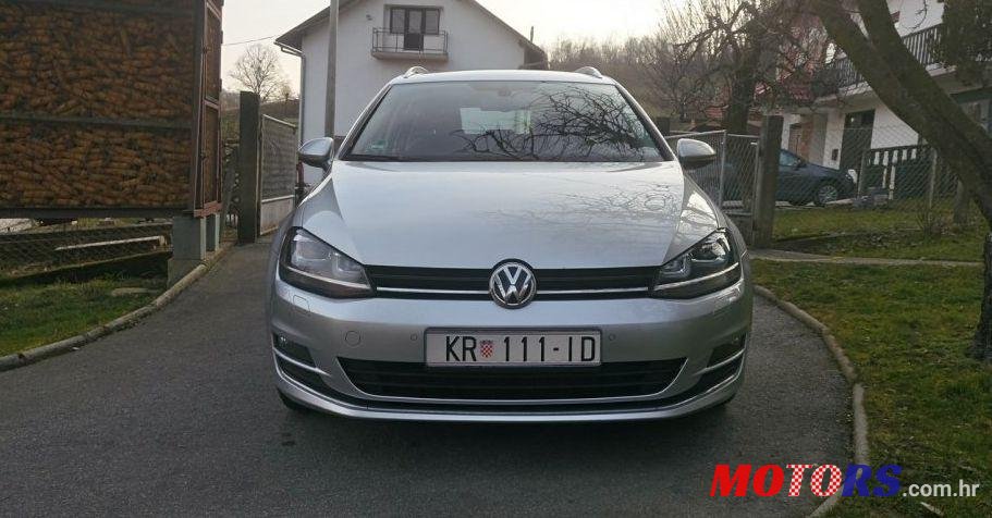 2014' Volkswagen Golf Vii Variant 2,0 Tdi photo #1